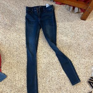 Abercrombie and Fitch dark wash skinny jean